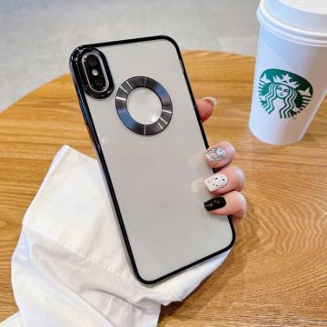 Coque Transparente en TPU Electroplated CD pour iPhone XS Max